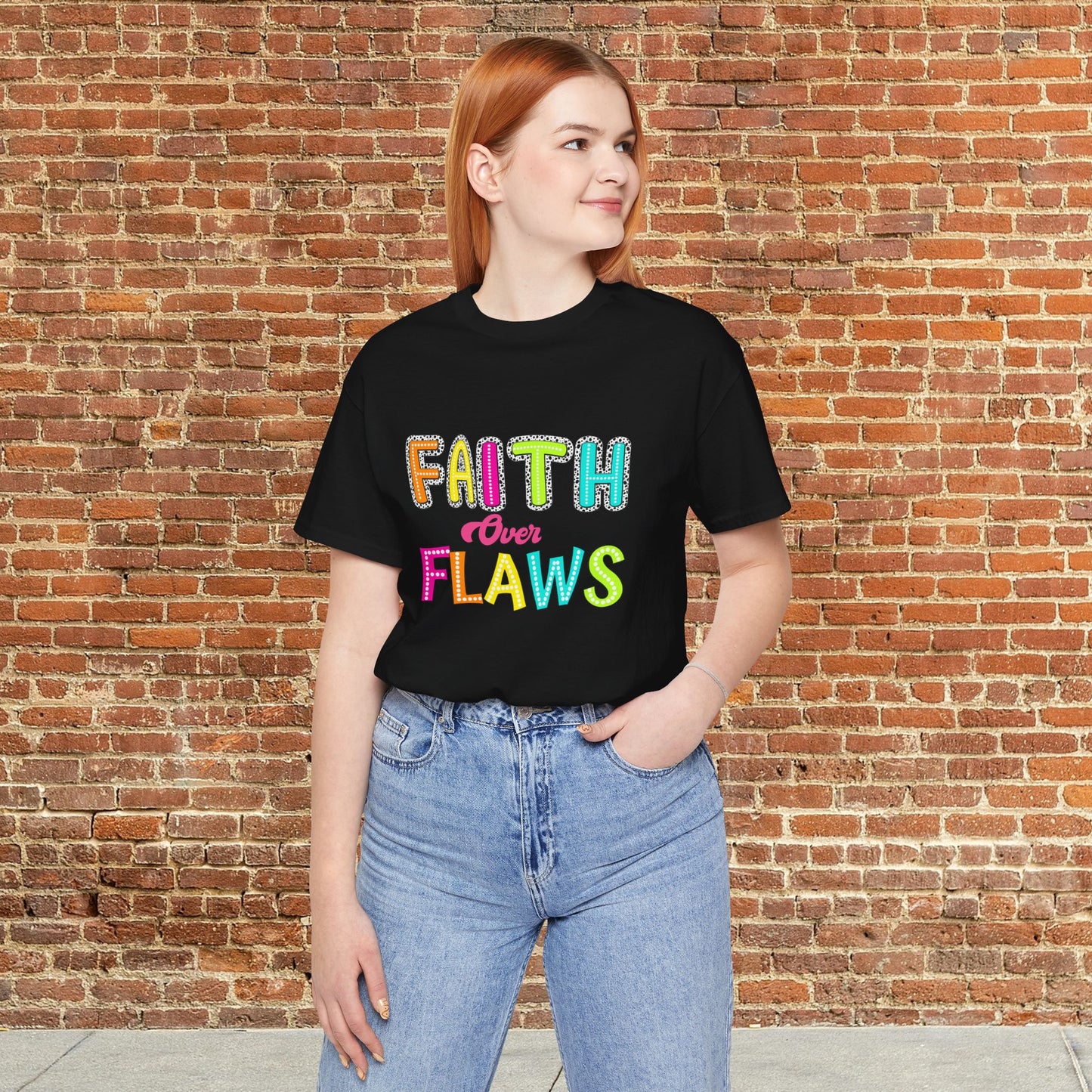 Faith Over Flaws – Unisex T-Shirt