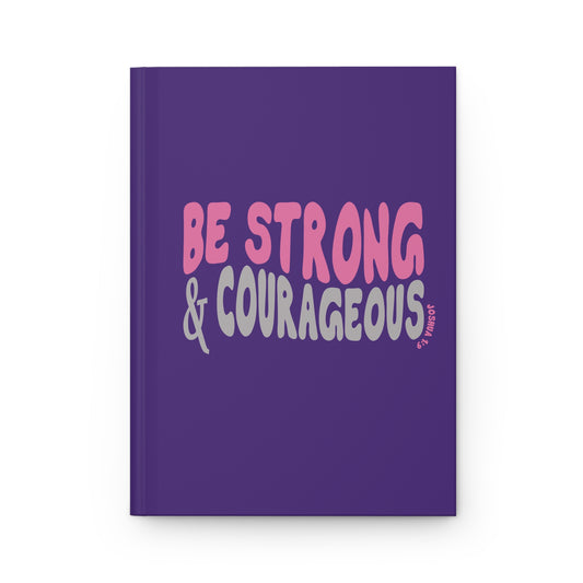 Be Strong & Courageous – Purple Faith Journal