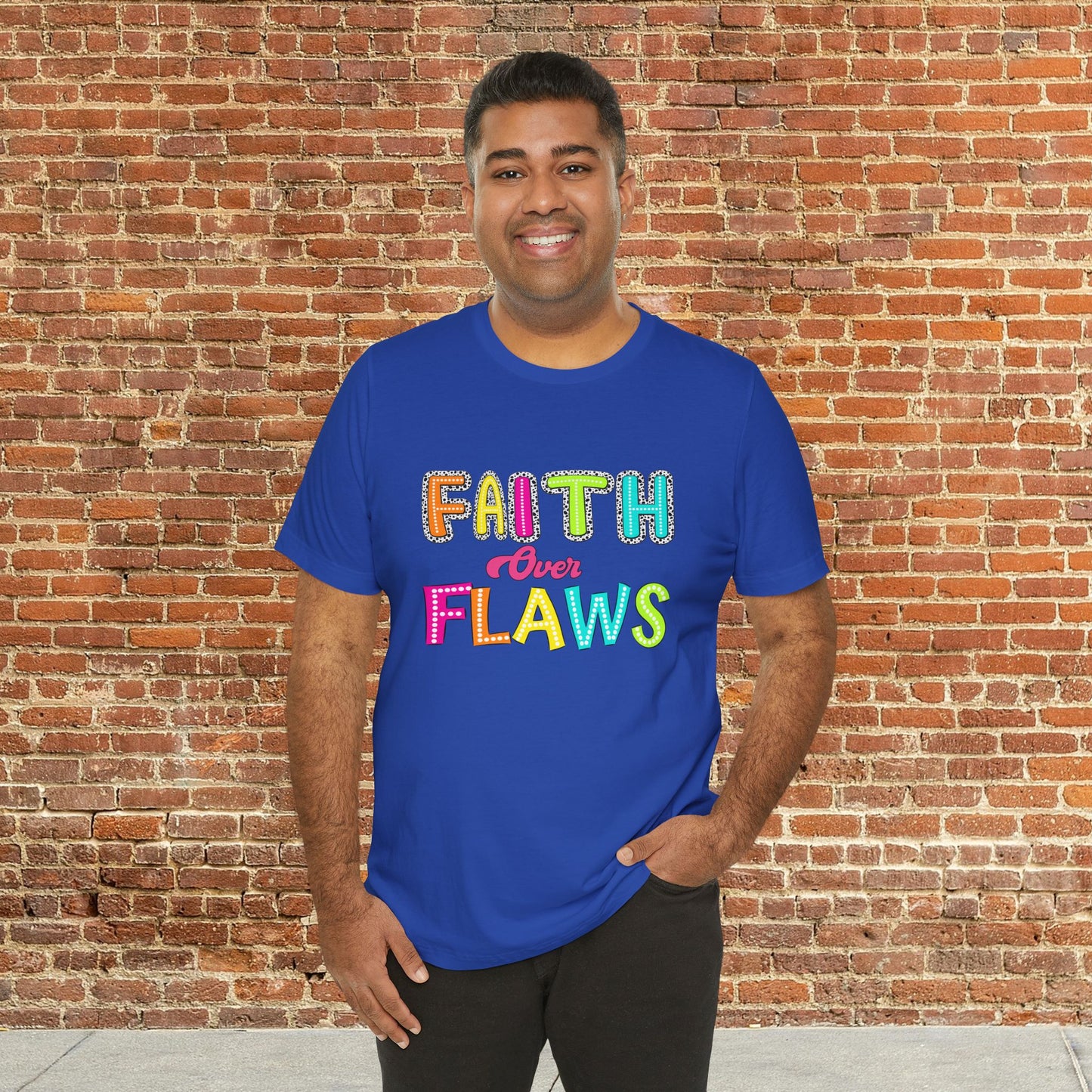 Faith Over Flaws – Unisex T-Shirt