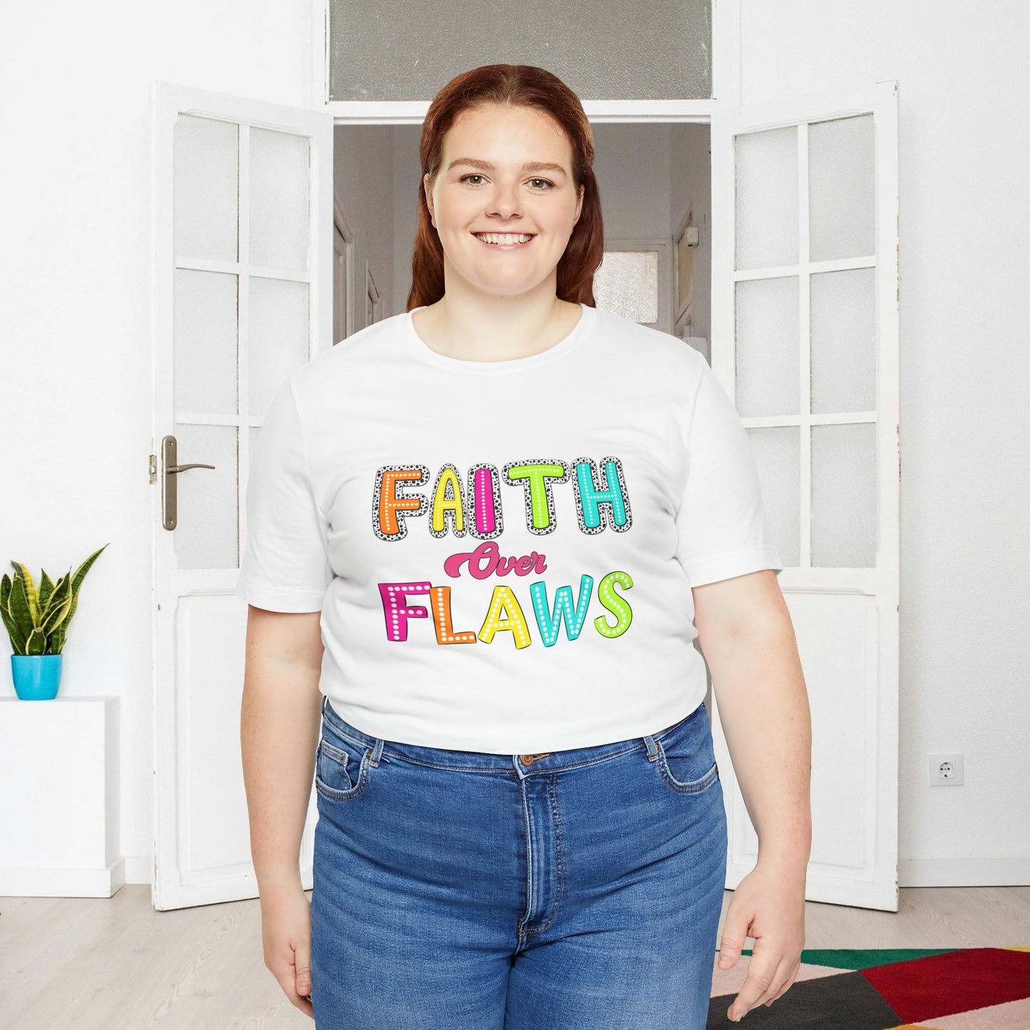 Faith Over Flaws – Unisex T-Shirt