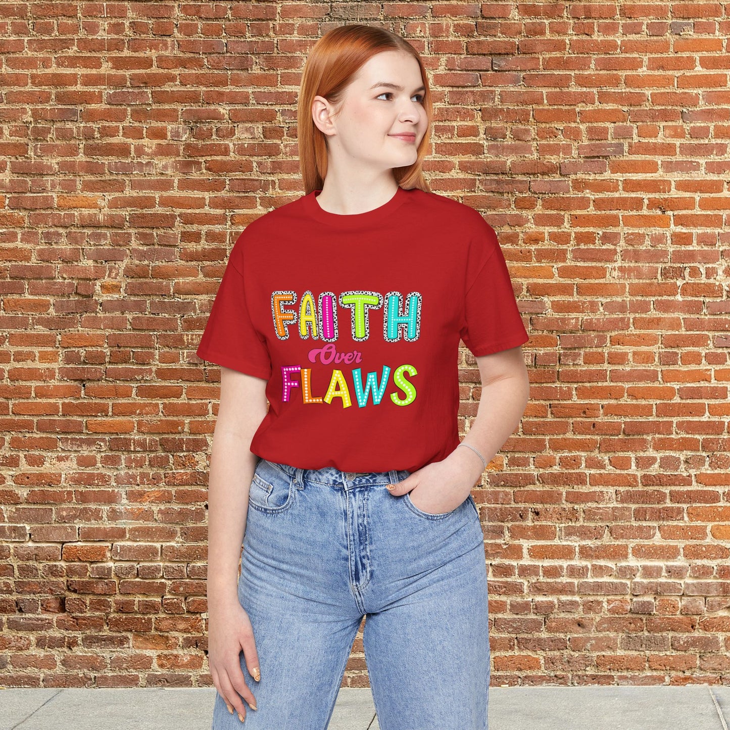 Faith Over Flaws – Unisex T-Shirt