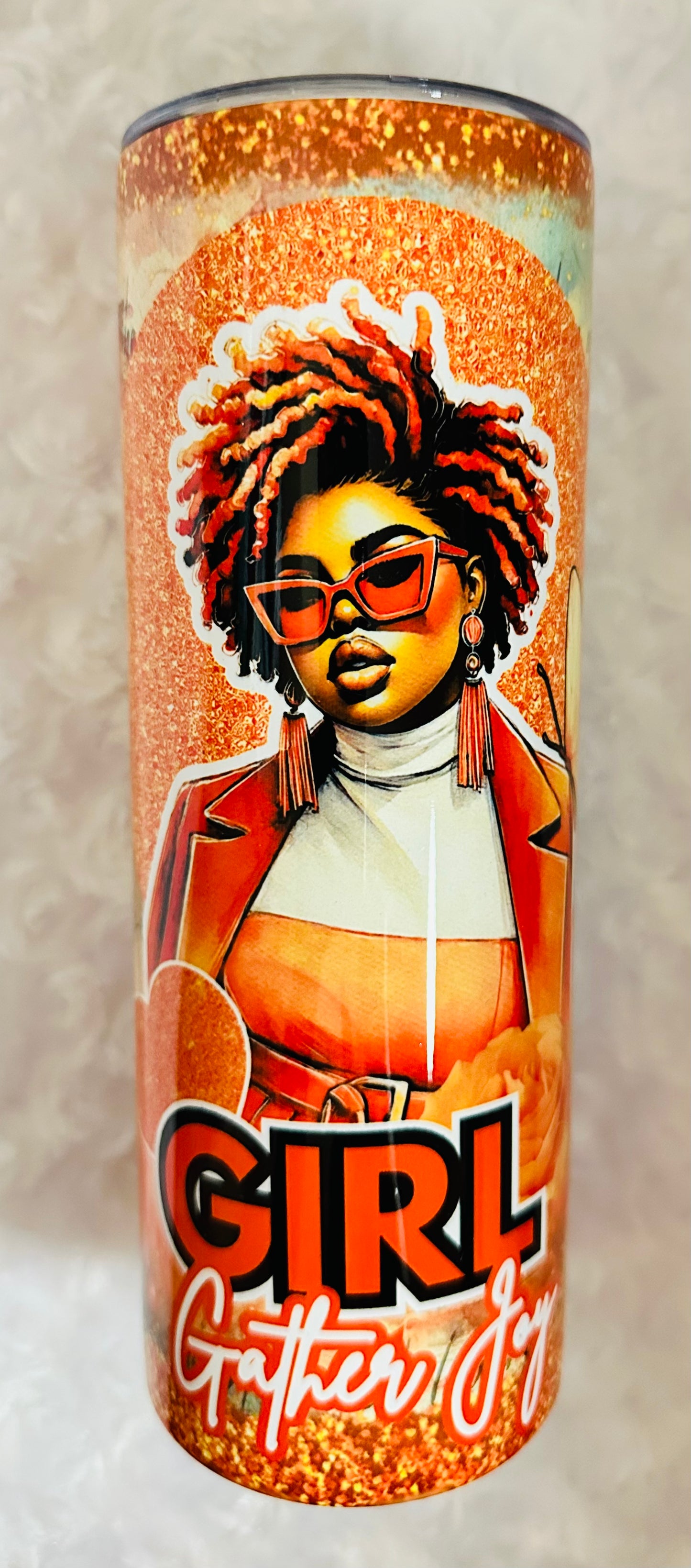 Girl Gather Joy Tumbler 20oz Skinny Tumbler
