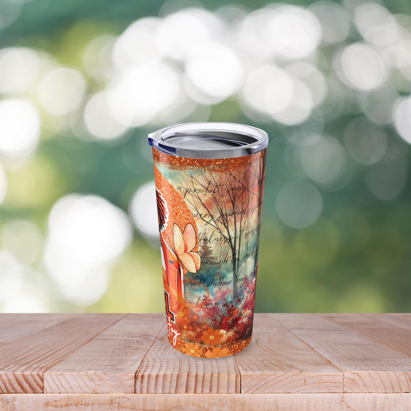 Girl Gather Joy Tumbler 20oz Skinny Tumbler
