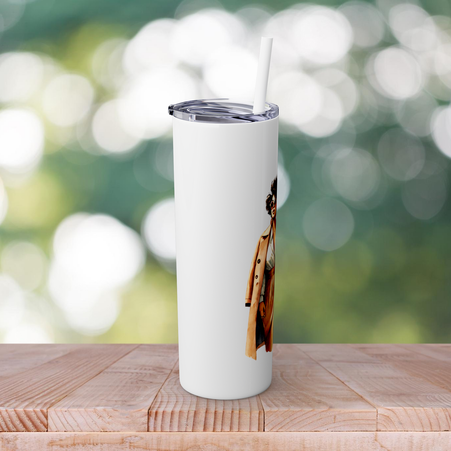 Be Fearless 20oz Skinny Tumbler – Empowerment in Every Sip