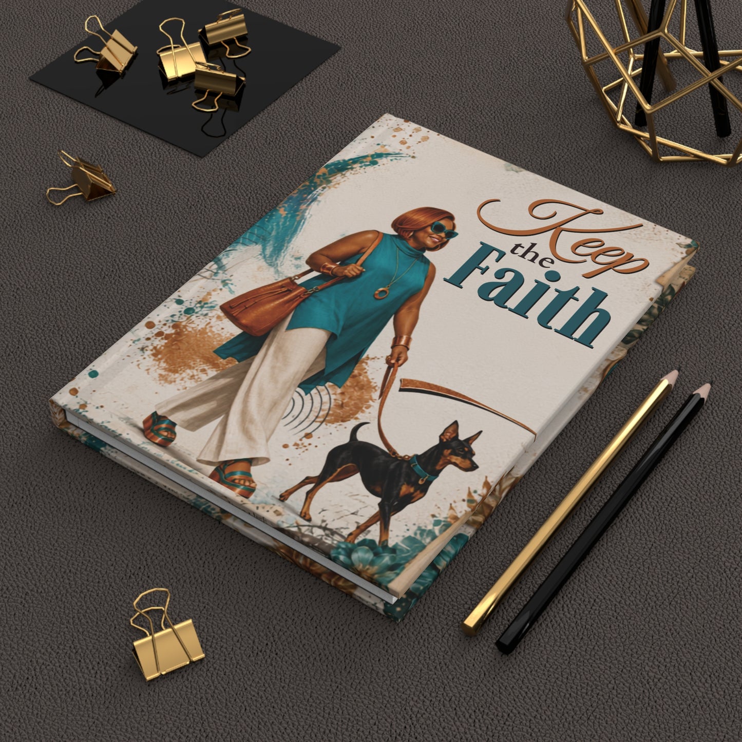 Keep the Faith Hardcover Journal — Inspirational Lined Notebook