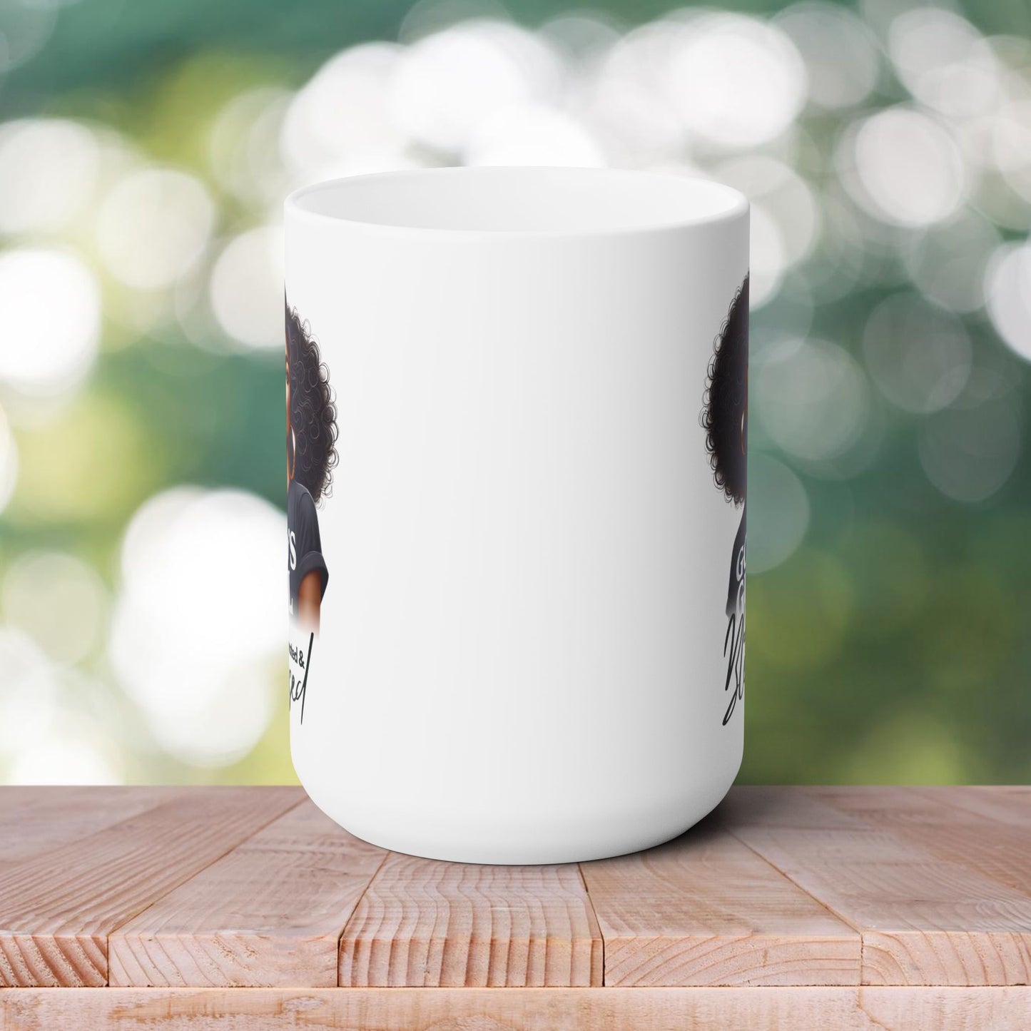 Caffeinated & Blessed 15 oz Mug