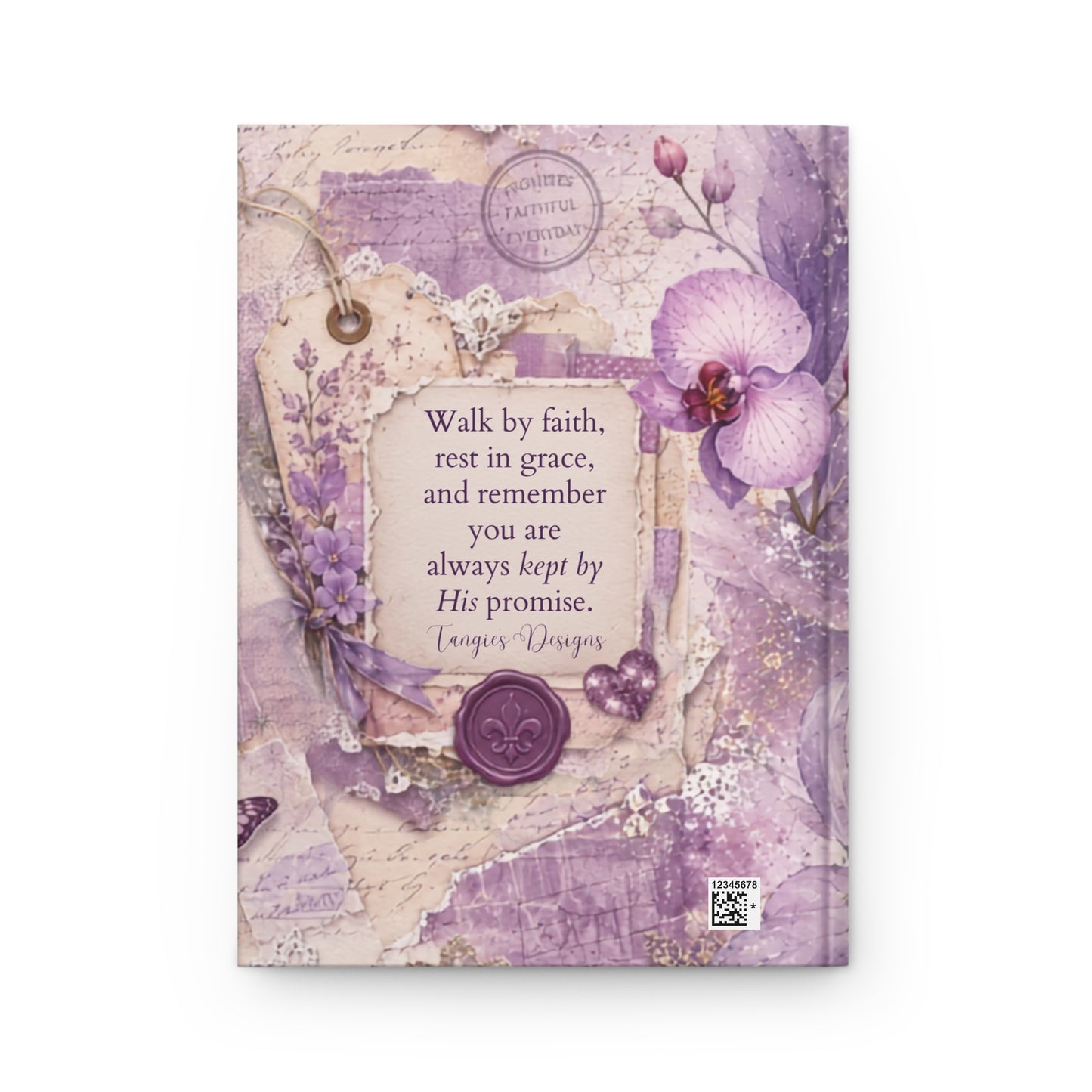 Kept by His Promise Hardcover Journal — Inspirational Faith & Purpose Notebook