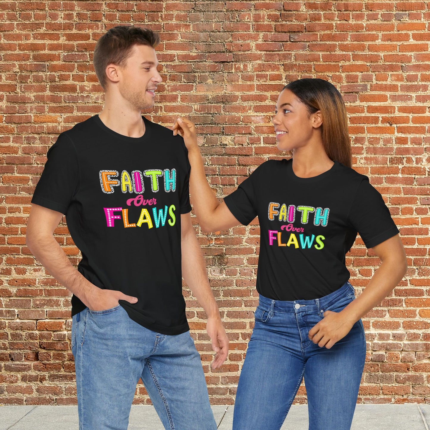 Faith Over Flaws – Unisex T-Shirt