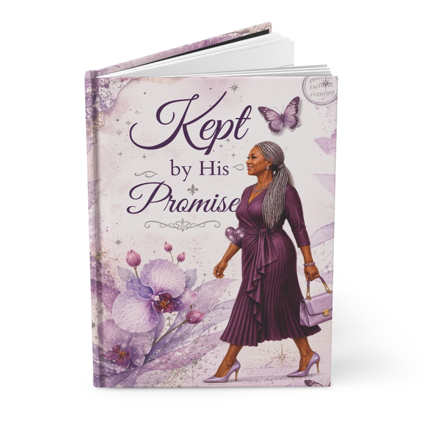 Kept by His Promise Hardcover Journal — Inspirational Faith & Purpose Notebook