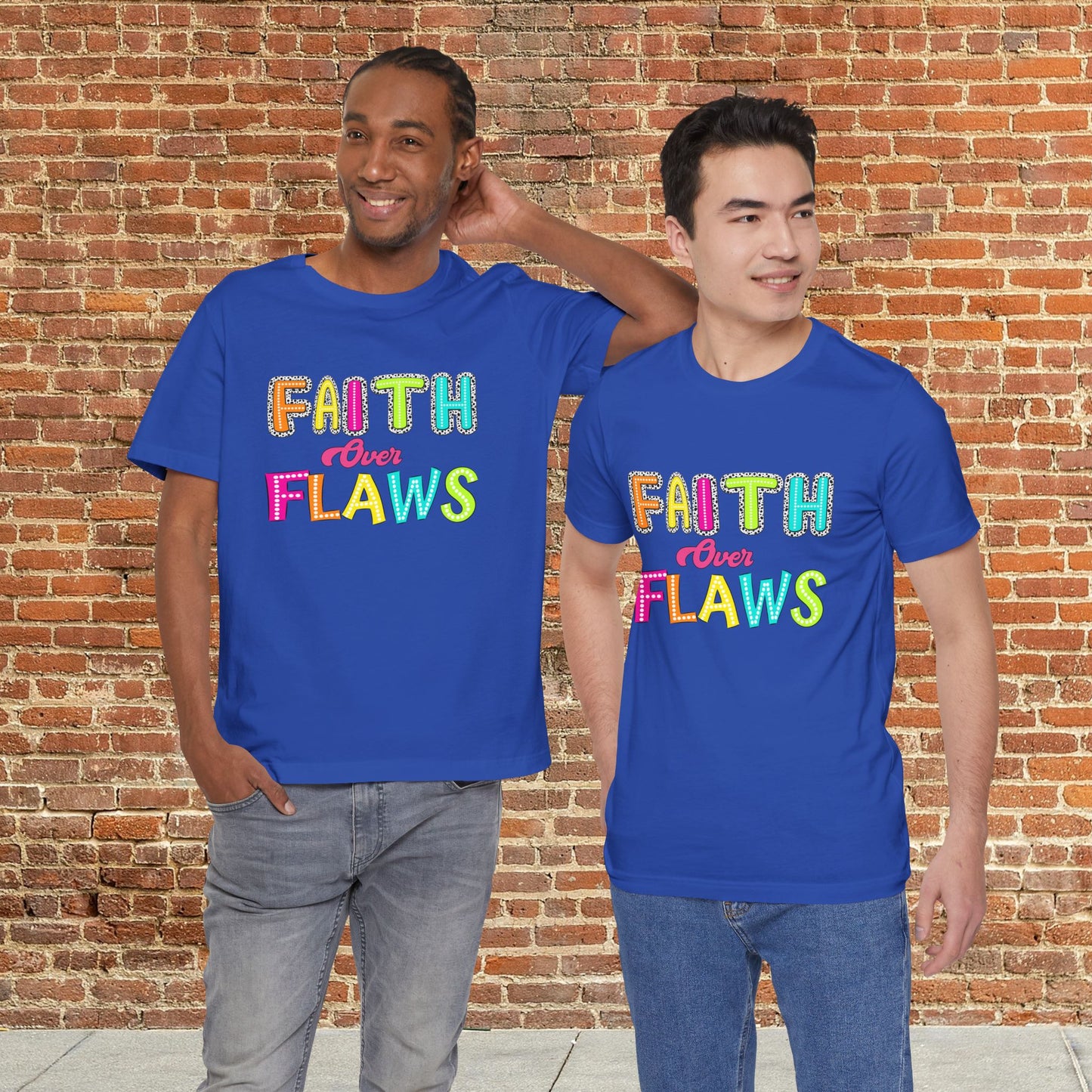 Faith Over Flaws – Unisex T-Shirt