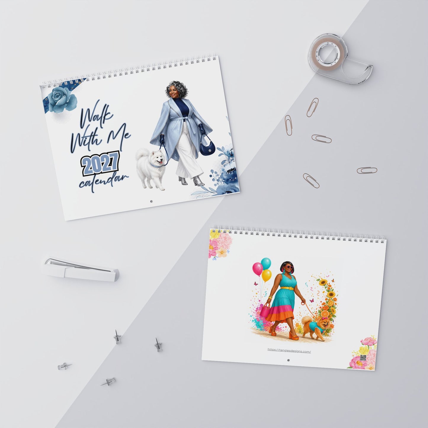 Wall Calendar — "Walk With Me" 2027 Inspirational Monthly Calendar