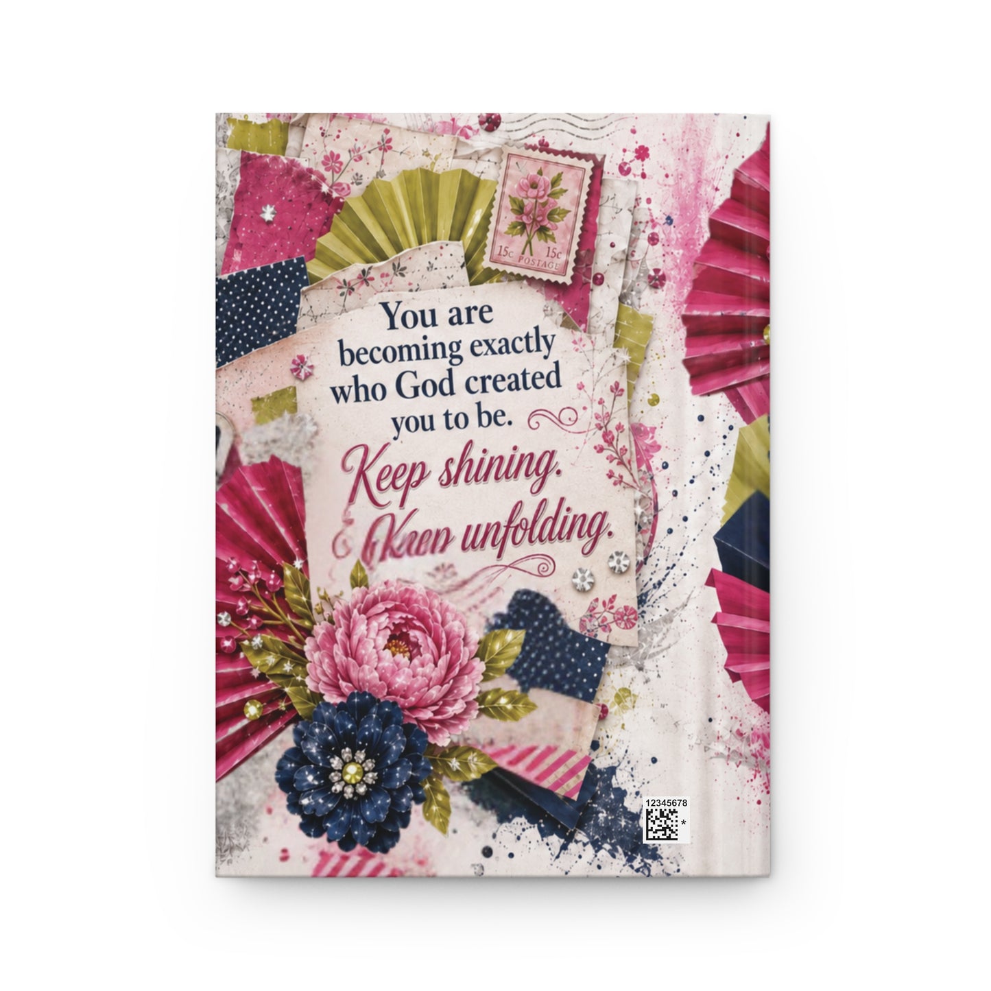 The Best Is Unfolding Hardcover Journal — Inspirational Faith & Purpose Notebook