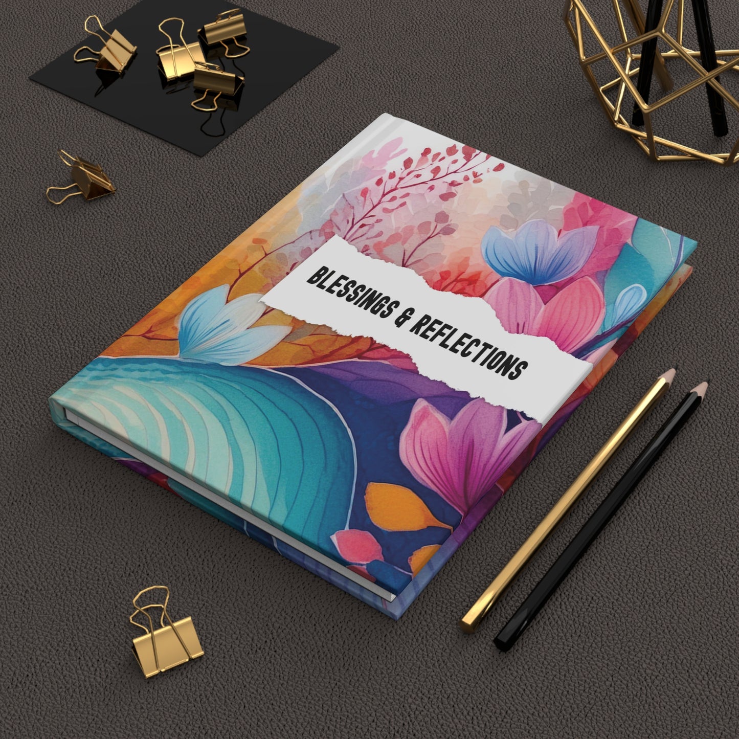 Blessings & Reflections Hardcover Journal, Faith-Based Writing Notebook for Prayer, Gratitude & Personal Growth