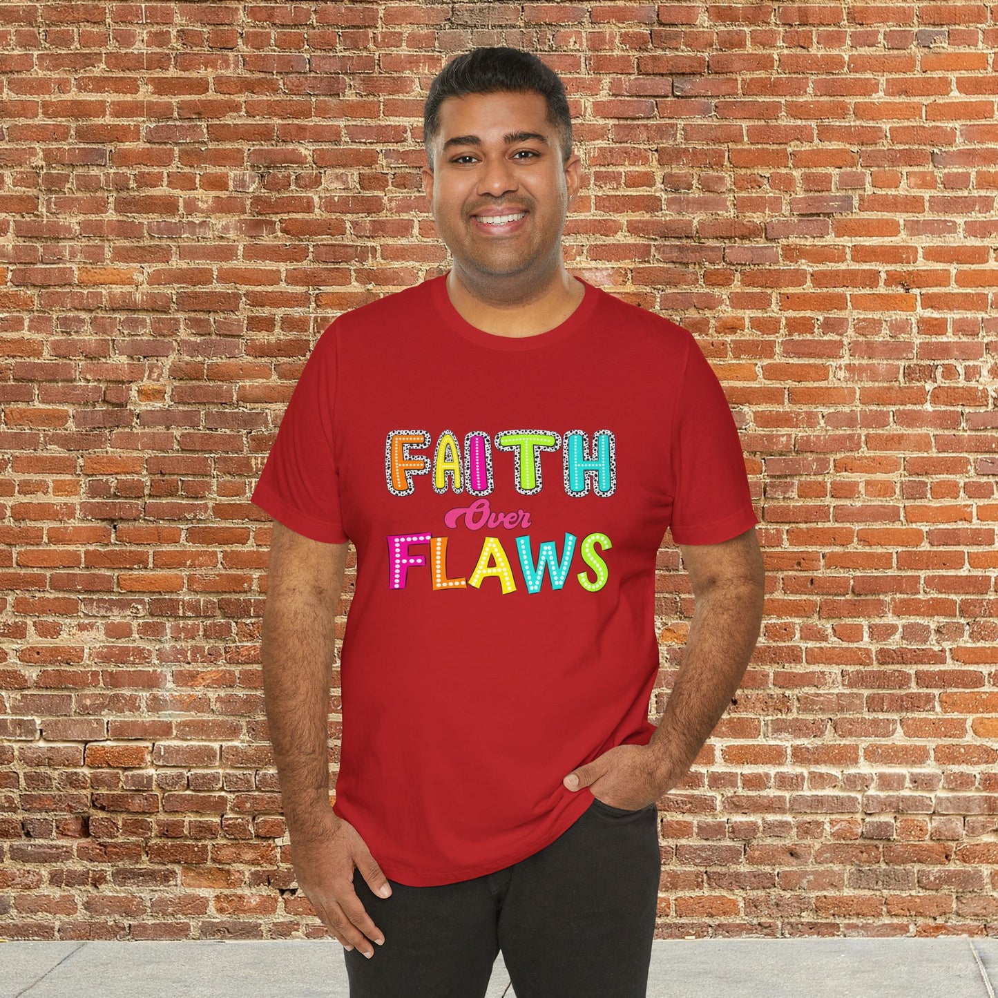 Faith Over Flaws – Unisex T-Shirt