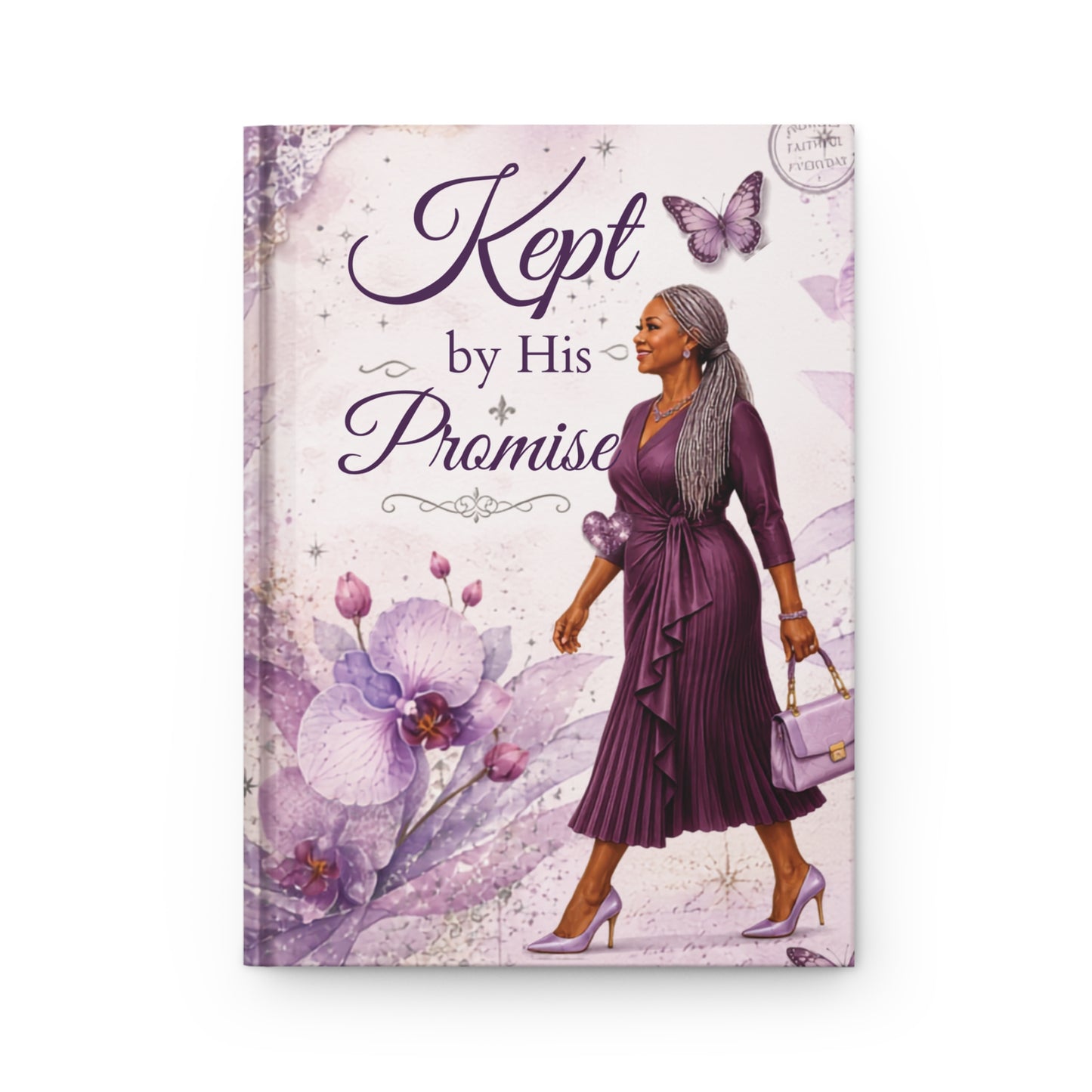 Kept by His Promise Hardcover Journal — Inspirational Faith & Purpose Notebook
