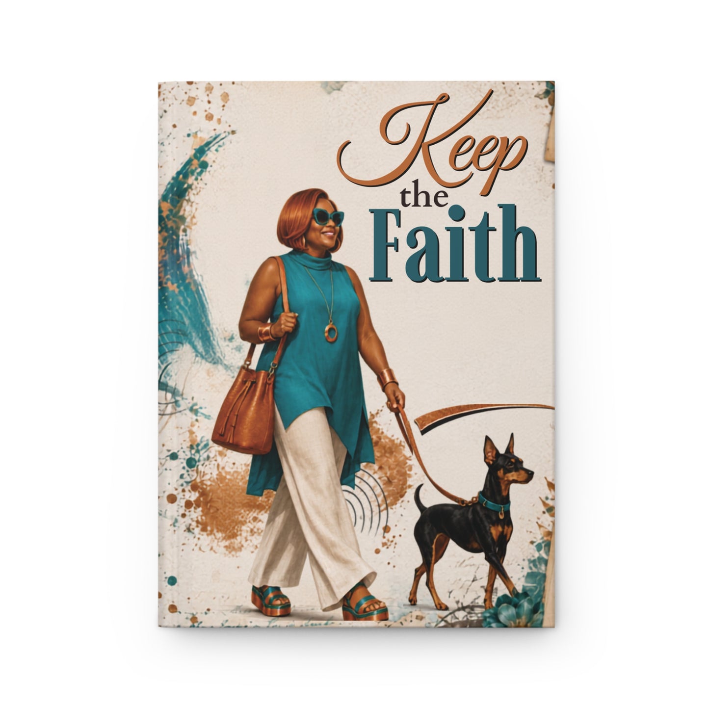 Keep the Faith Hardcover Journal — Inspirational Lined Notebook