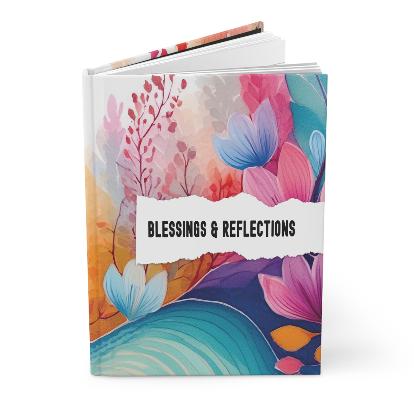Blessings & Reflections Hardcover Journal, Faith-Based Writing Notebook for Prayer, Gratitude & Personal Growth