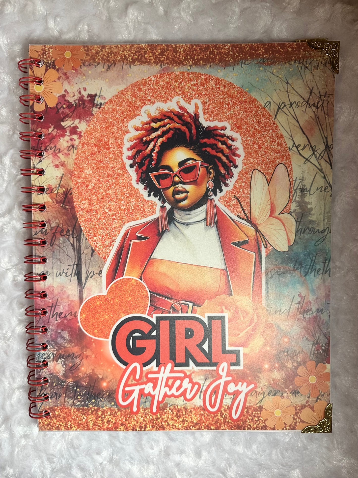 Girl Gather Joy Spiral Notebook – 150 Pages