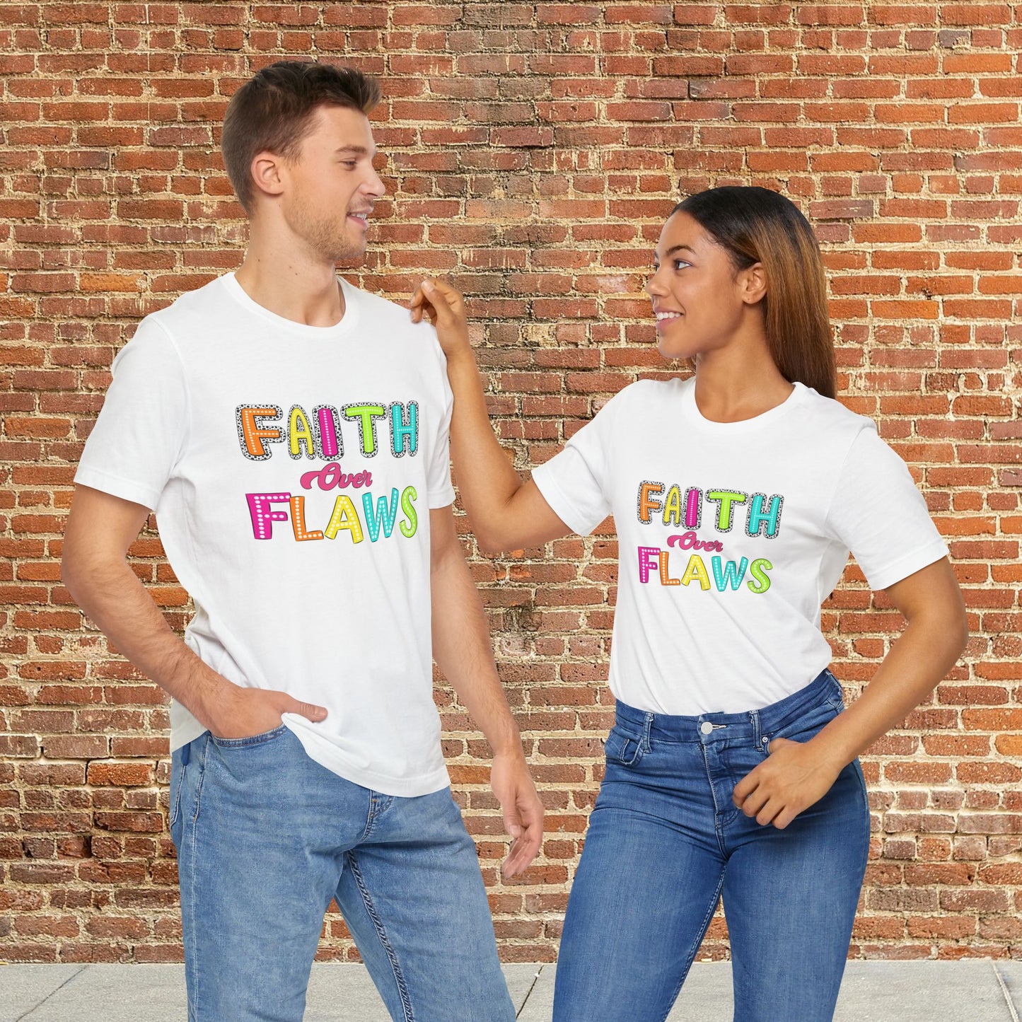 Faith Over Flaws – Unisex T-Shirt