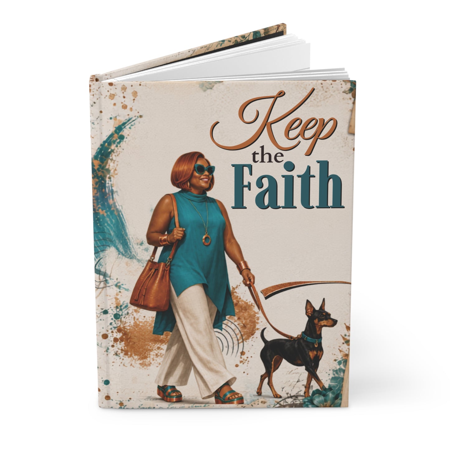 Keep the Faith Hardcover Journal — Inspirational Lined Notebook