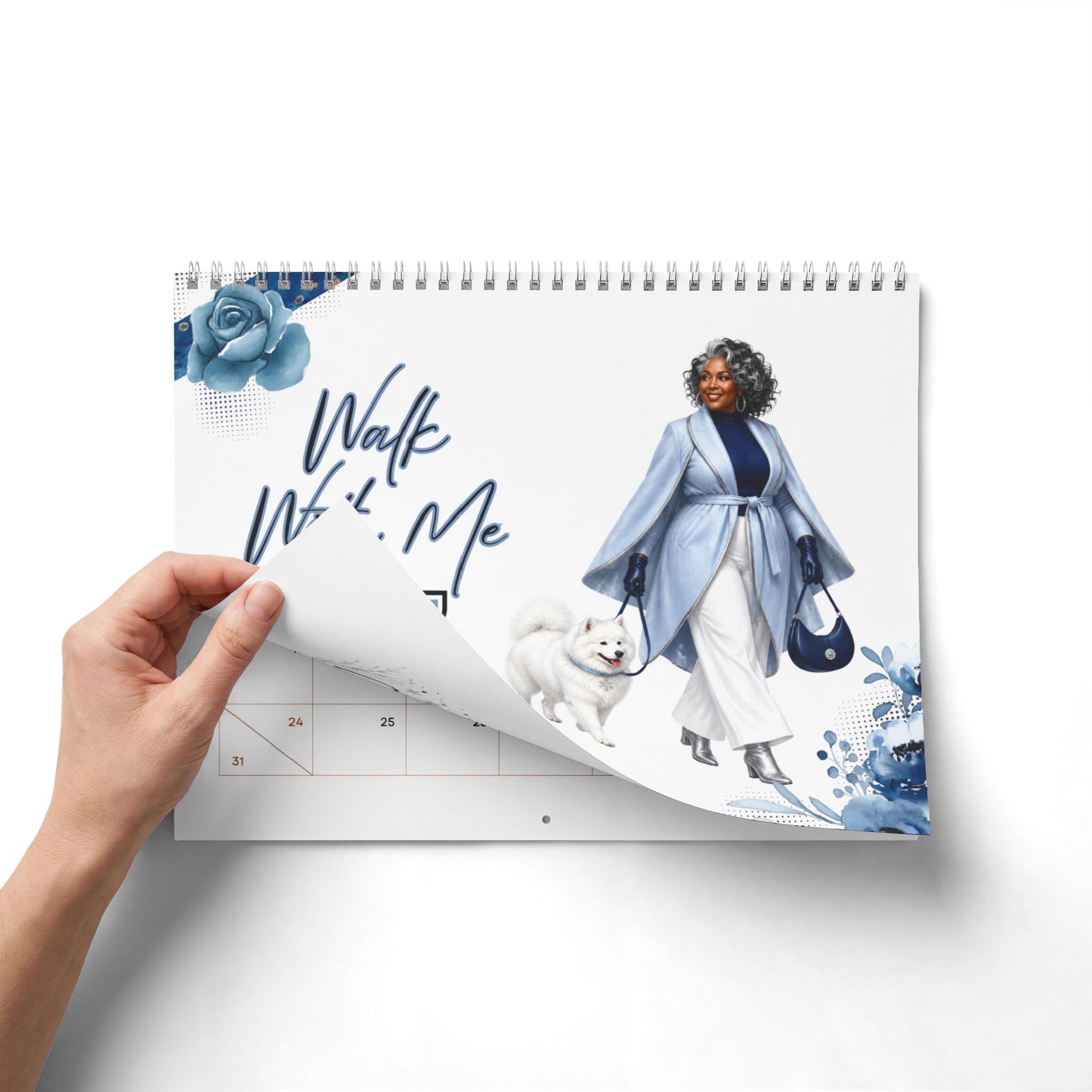 Wall Calendar — "Walk With Me" 2027 Inspirational Monthly Calendar