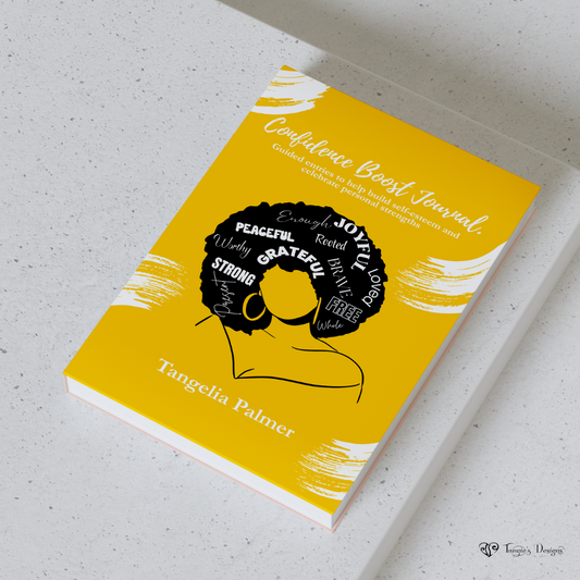 Confidence Boost Journal, 90 Day Guided Journal, Self-Esteem Journal with Scripture, Affirmations & Reflection