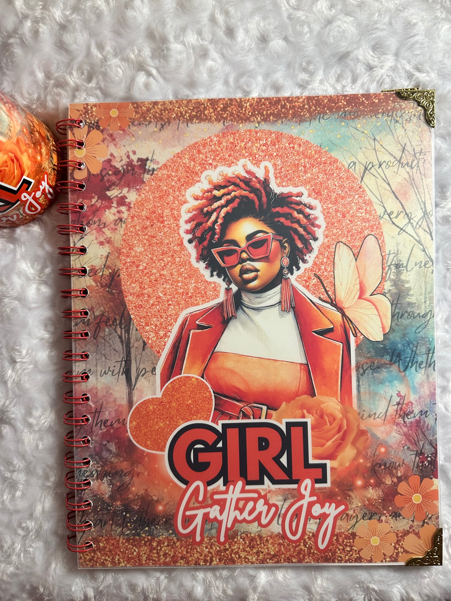 Girl Gather Joy Spiral Notebook – 150 Pages