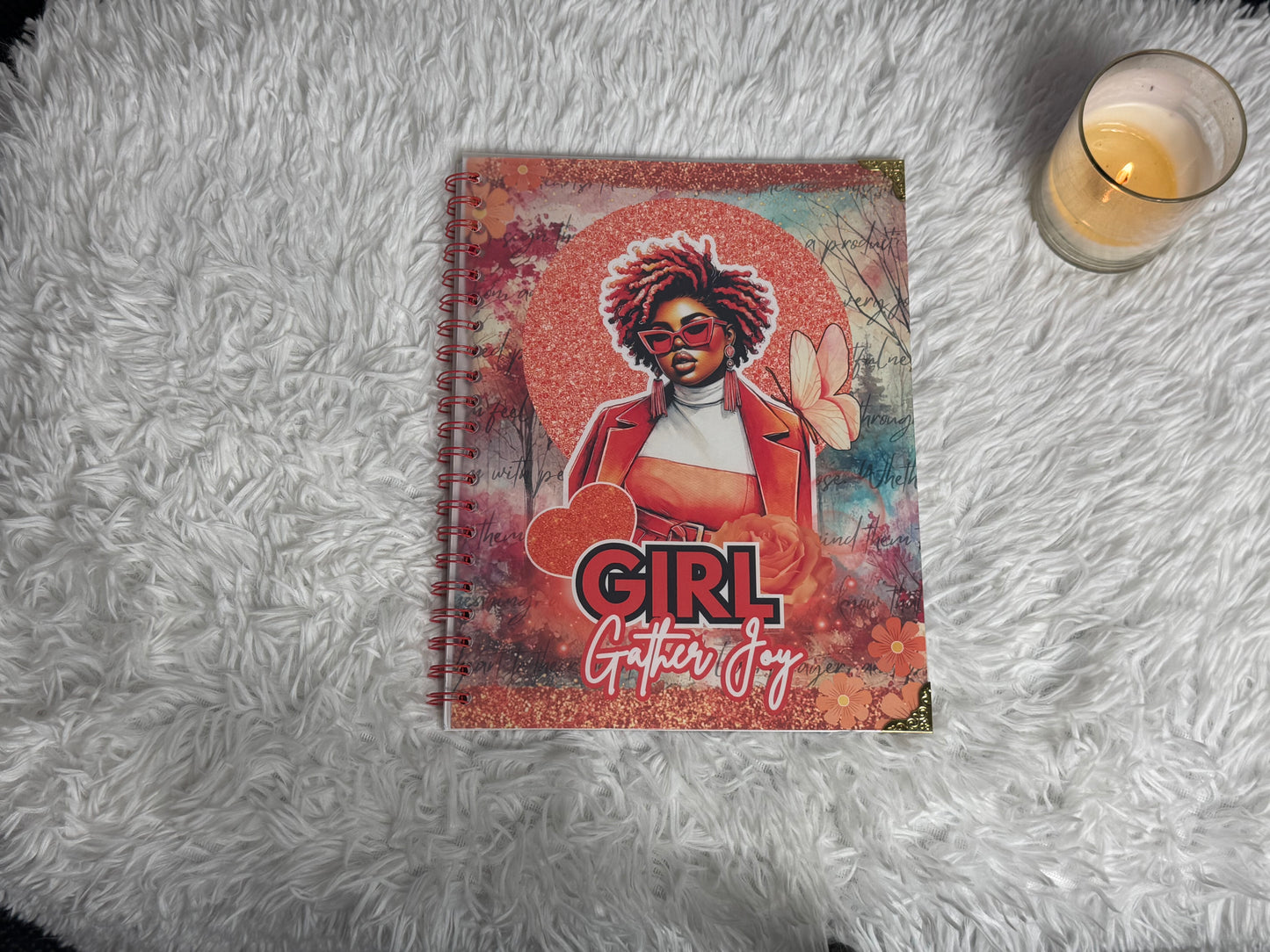 Girl Gather Joy Spiral Notebook – 150 Pages