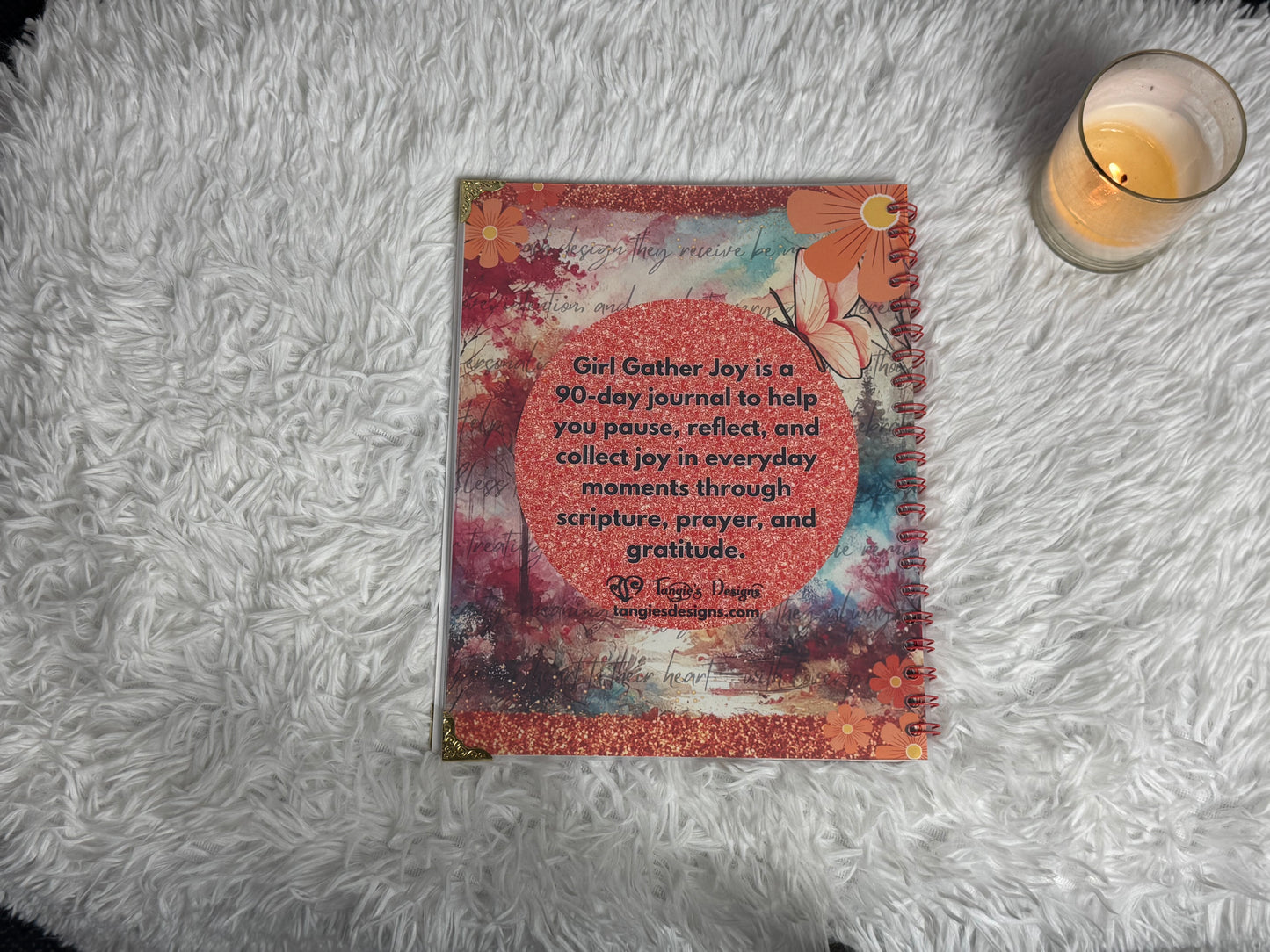 Girl Gather Joy Spiral Notebook – 150 Pages