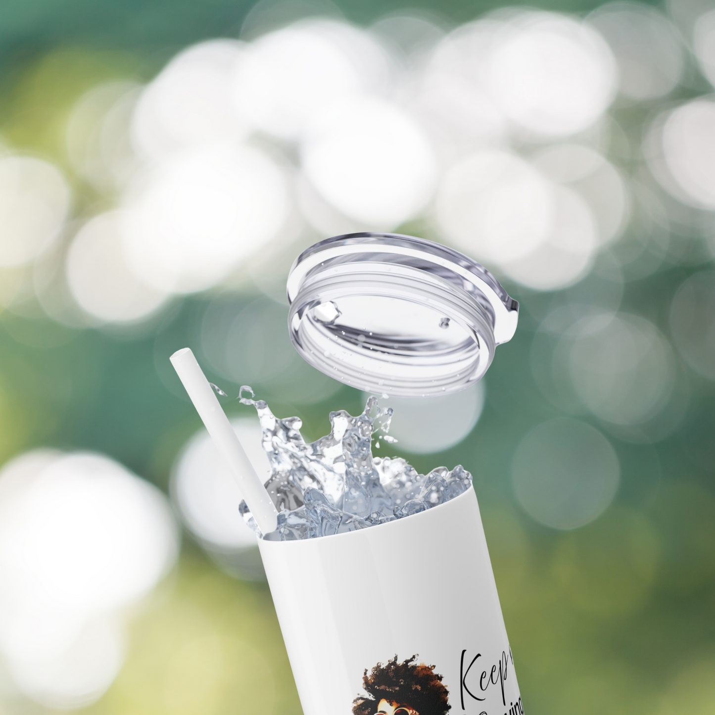 Be Fearless 20oz Skinny Tumbler – Empowerment in Every Sip