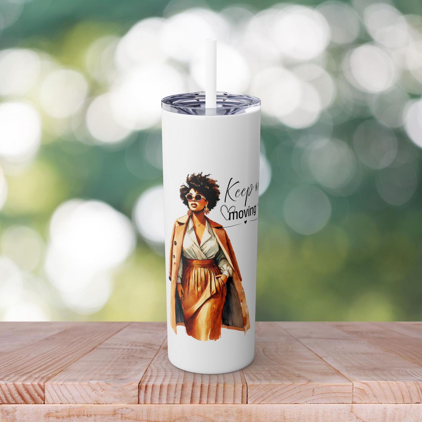 Be Fearless 20oz Skinny Tumbler – Empowerment in Every Sip